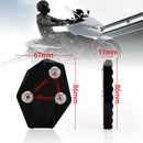 New Black Foot Kickstand Enlarger Pad Plate For Yamaha TMAX XP 530 Scooter