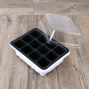 10 Pack Seedling Tray Seed Starter Tray With Dome And Base 12 Cells For Gar Z1Z9
