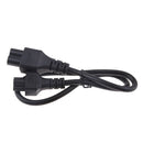 0.5m Power Extension Cable IEC Mickey Male to Female Lead Cord C5 - C6 50CM