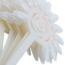 White Acrylic UV False Nail Art Design Tips Polish Display Practice Wheel,  E6I1