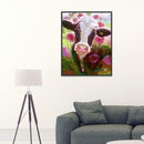 5D DIY Full Drill Diamond Painting Cow Cross Stitch Embroidery Mosaic Kit
