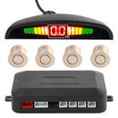 LED Display Car 4 Parking Sensor Reverse Backup Radar Alarm Detector System Kit