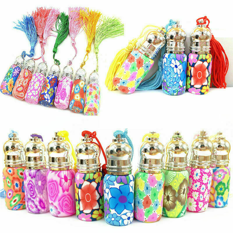 1pc 6ml Cute Glass Empty Perfume & Essential Oil Bottle Roll E9E5 On Roller I0W6