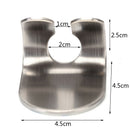 Shaver Shelf Stainless Steel Razor Holder Razor Rack Bathroom Razor Hook JR