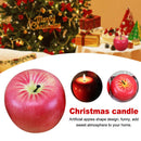 2pcs Christmas Candle Atmosphere Artificial Fruit Shape Home Decoration Romantic