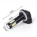 2pcs 881 Replacement 8000K 50W Ice Blue LED Foglight Lamp Car Lighting