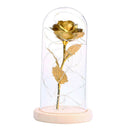 Mini Light Nightlight Rose Shaped With Wood
