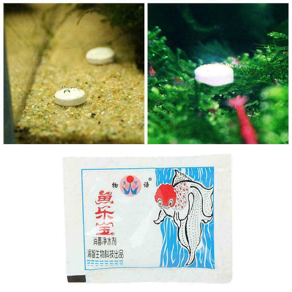 Useful Aquarium Fish Powder Antimicrobial Agent Disease Worthy Treatment N7X6