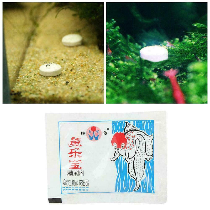 Useful Aquarium Fish Powder Antimicrobial Agent Disease Worthy Treatment N7X6