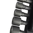 (14Pcs) Power Nut Driver Drill Bit Set Metric Socket Wrench Screw 1/4Inch D