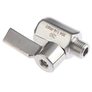 Stainless Steel 304 Ball Valve 1/4" Inch NPT Male X Female Small Mini Valve3C