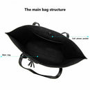 Large PU Leather Woman Handbag, Tote Bag Shoulder Crossbody Single Shoulder D4N9