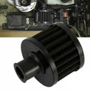 12mm Carbon Car Oil Cold Air Intake Crank Case Turbo Vent Breather Pretty X1N1