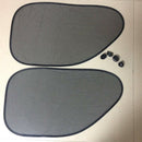 2PC Car Sun Shade Cover Side Rear Window UV Protection Sunshade Shield Accessory