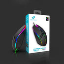 A902 RGB Gaming Mouse 7-Color Breathing Backlit Wired Optical Mice for PC