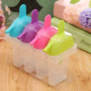 New 4 pack Ice Popsicle Mold Maker Frozen Dessert Treats DIY F8J5 O0G1 U4G2 O5V7