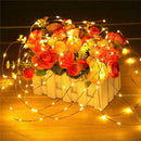 200 LED Copper Wire Waterproof Solar LED String Lights (Warm White 20m) A
