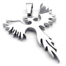 Jewelry Stainless Steel Phoenix pendant with 50cm Chain, necklace for Men W