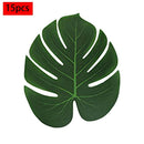 30PCS Tropical Leaves Palm Leaves Imitation Plant Leaves Flowers Party Decor