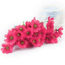 1 Bunch of Artificial Oriental Cherry Flower Blossom Bouquet Home/Office/Pa