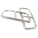 2Pcs Stainless Steel Chrome Exhaust Pipe Trim for Cadillac Xt5 Xt4 2016 201