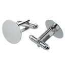 10 Mens Cufflinks Cuff Link Backs Blanks Findings 0.63" V9J4