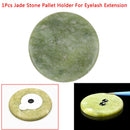1Pcs Round Jade Stone Eyelash Extension Glue Adhesive Stand Pallet Stand Hol Gw
