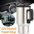 Car auto Stainless Steel 12V Car Auto Adapter HEATED Travel MUG Thermos Hea