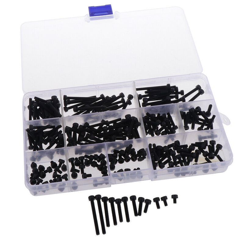 Black-force 12.9 Screw Alloy Level Hexagon Steel Plug Head Cap Screws M3 Series