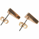 Stud Earrings Women Gorgeous Earring Imitation Marble Stone Earring Fashion