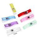 50pcs/set Multi-color Plastic Clips for Patchwork Sewing DIY Craft Quilting A