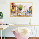 Wall Decor Full Round Diamond Painting Ki DIY Paris Tower Abstract Picture