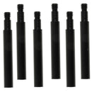 6Pcs Universal Bike Bicycle Presta Valve Extender Extension Cap 40mm Black