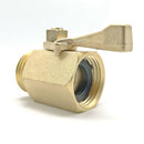 3/4 Inch Garden Hose Water Pipe Connector Brass Valve Faucet Taps Splitter