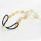 Womens Fashion Metal Chain Jewelry Hollow Rose Flower Elastic Hair Band Headband
