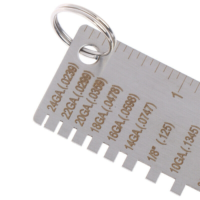 Metal Sheet Thickness Gauge Welding Gage Soldering Inspection Tools Welder  N Tw