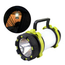 USB Rechargeable LED Outdoor Camping Tent Light Lantern Hiking Bright Flashlight