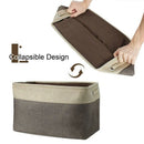 Storage Bins,Collapsible Fabric Storage Basket with Dual Handles, Foldable  P9M3