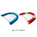Beach Swimming Pool Water Bed Seat Floating Noodle Sling Net Chair (Blue)