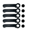 Gloss Black 4 Door Handle+Tailgate Trim Cover for 2007-2018 Jeep Wrangler J