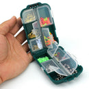 Lot of 157Pcs Functional Bait Kit Versatile Fishing Tackle Lure Box Tool Deluxe