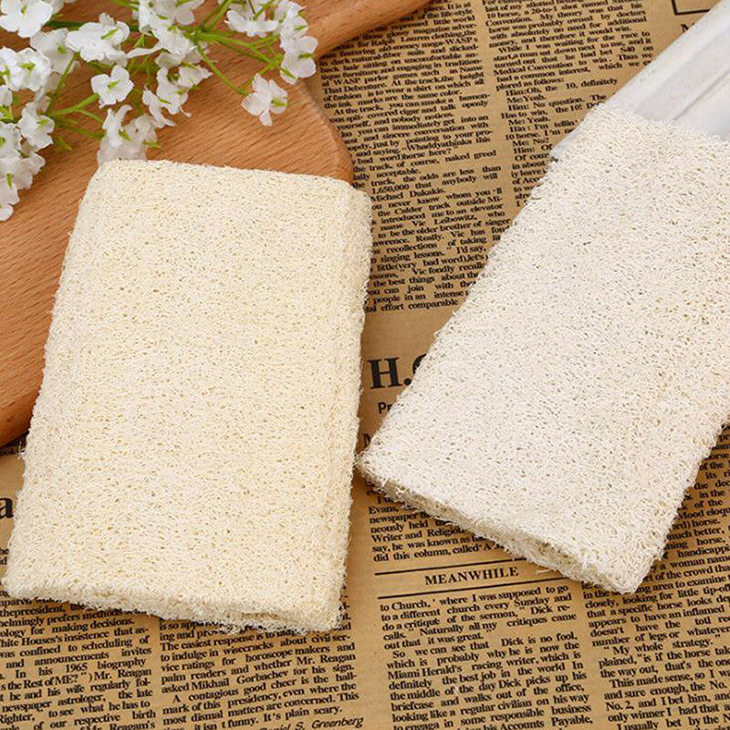 natural loofah sponge bath rub exfoliate bath towel clean body exfoliating Kw