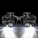 Watch Tools Watch Repair Tool Kit Head Wearing Magnifying Glass With Led Li J8N2