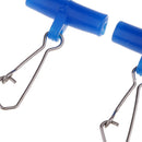 50x High-strength Fishing Line Sinker Slides Slider with Snap for Braid Line