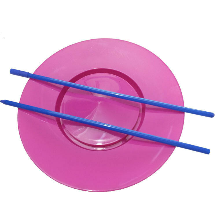 6 Sets Plastic Spinning Plate Juggling Props Performance Tools Kids Childre R6S1