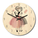 Cartoon creative wall clock modern minimalist living room creative clock ar X5O2
