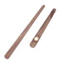 Walnut Wall Clock Quartz Movement Pointer Hour Minute Second Hand Parts 12 C Gw