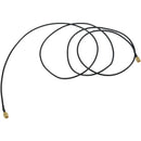 CO-174SMAX200-005 Black RG174 SMA Coaxial Cable, 50 Ohm, SMA Male to SMA Ma R1P1