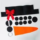 Outdoors Christmas Snowman Decoration Garage Door Old Elk Man Bow Z7J6 Hat O6R5