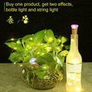 Creative Wine Bottle Lights Diamond Shaped LED Xmas S3T2 Cork String Light G1Q7